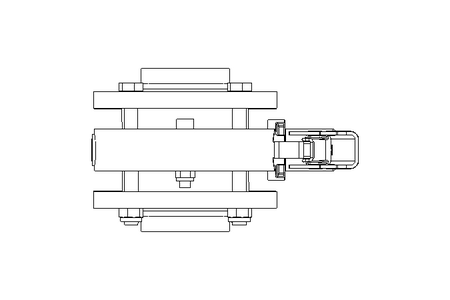 Scheibenventil B DN050 FVF MA F