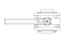 Butterfly valve B DN050 FVF MA F