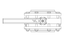 Butterfly valve B DN100 FVF MA F