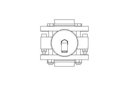 Butterfly valve B DN040 FVF NC F