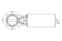 Butterfly valve B DN065 OVO NC E