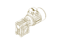 Helical worm gear motor 0.25 kW