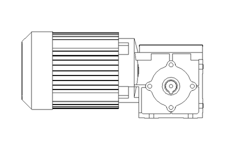 Right-angle geared motor 0.12kW 198