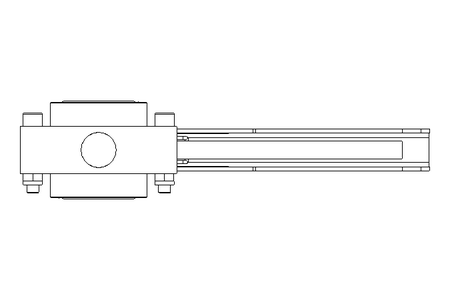 Butterfly valve B DN025 OVO MA V