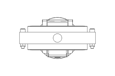 Scheibenventil B DN100 OVO NC F D26