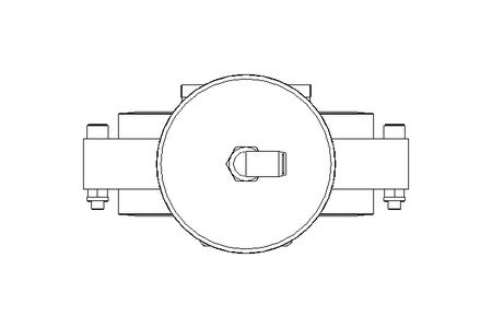 Scheibenventil B DN100 OVO NC F D26