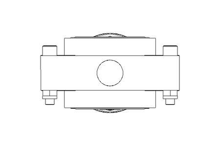 Butterfly valve B DN040 OVO NC HF