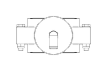 Butterfly valve B DN050 OVO NC H D16