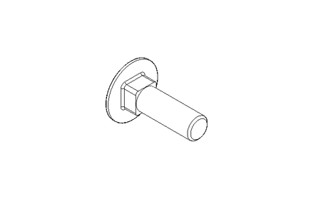 Flachrundschraube M12x40 A2 DIN603