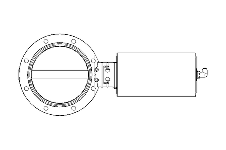 Butterfly valve B DN150 OVO NC E