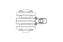 Butterfly valve B OD1.0 FVF MA E