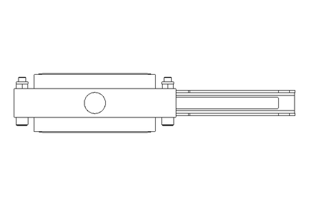 Butterfly valve B DN080 OVO MA H