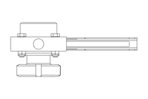 Butterfly valve B DN040 MVL MA X