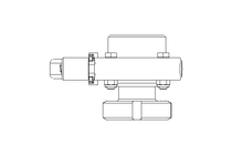 Butterfly valve B DN040 MVL MA X