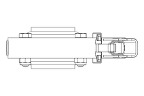 Butterfly valve B DN050 WVW MA F