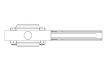 Butterfly valve B DN050 WVW MA F