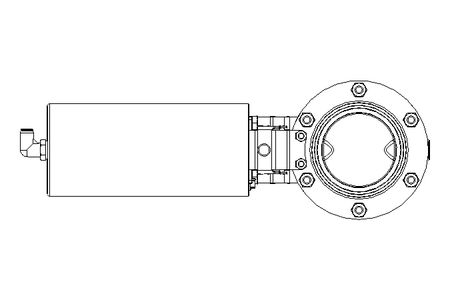 Butterfly valve B OD3.0 CVC NC E