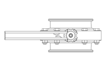 Butterfly valve B OD4.0 CVC MA E