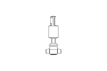 Aseptic seat valve SAL DN040 130 NC P