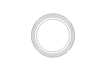 Anel de vedação Glyd RG 40x52,5x5,6 PTFE