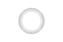 Anel de vedação Glyd RG 40x52,5x5,6 PTFE