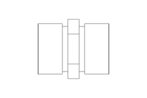 Pipe screw connector L 35/35 St DIN2353