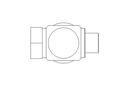 Winkelverschraubung M5 DN4 Ms-Ni