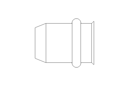 Blind rivet nut M6x9x14 A2