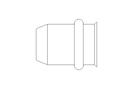 Blind rivet nut M6x9x14 A2