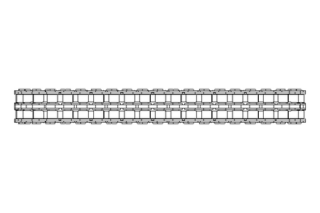 Rollenkette 12B-2 42 Glieder DIN8187