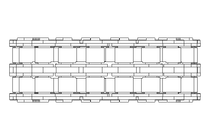 ROLLER CHAIN CPL. 12B-2 42 LINKS D8187