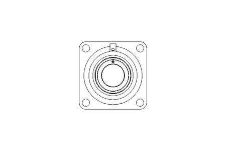 Flange bearing PCJ 55/48.4x162