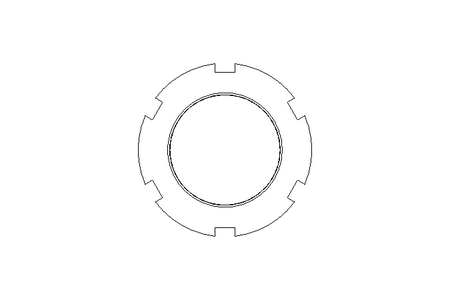 Nutmutter M45x1,5 A2 DIN1804