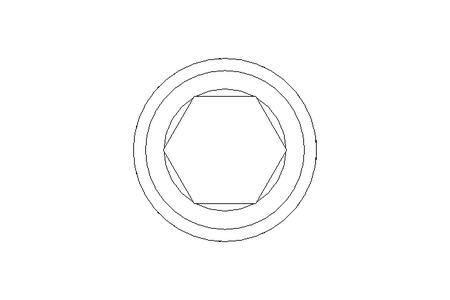 Parafuso Allen M16x75 8.8 DIN912