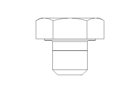 Hexagon screw M10x10 8.8 ISO4017