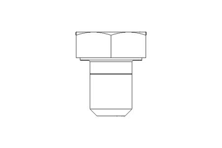 Tornillo cab. hexag. M6x8 8,8 ISO4017