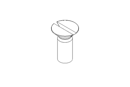 Countersunk head screw M8x20 ISO2009