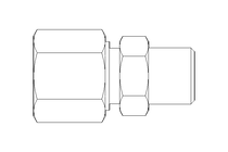 Rohrverschraubung LL 8 R1/8"