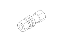 União roscada estanque L 12/12 Niro