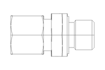 Rohrverschraubung L 8 G1/4" 1.4571