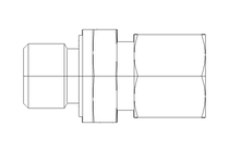 Conexão roscada de tubo L 8 G1/4" 1.4571