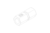 SCREW CONNECTOR  GAI 6-L ST/ZN