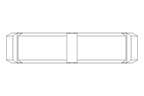 Slotted nut F DN80 1.4301 DIN11851