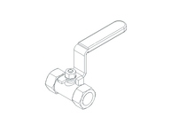 Ball valve 1/4" n100 1.4401