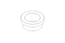 Plain bearing bush V 25x32x38x16x6