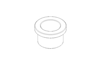 Plain bearing bush V 25x32x40x25x6