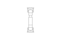 Universal joint shaft D=58 L1=210 L2=245