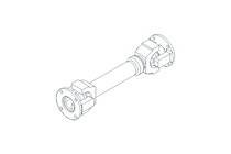 Universal joint shaft D=90 L1=350 L2=465