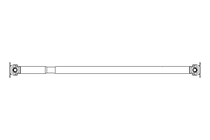 Eje articulado D=150 L1=2000 L2=2060