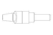 Klemmhebel M12x32 1.4305